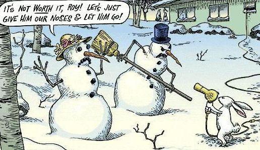 funny comics. Snowmen Christmas Comic