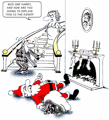 Someone Shot Santa Claus! Christmas Comic