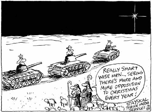 Truly Wisemen… in Tanks Christmas Comic