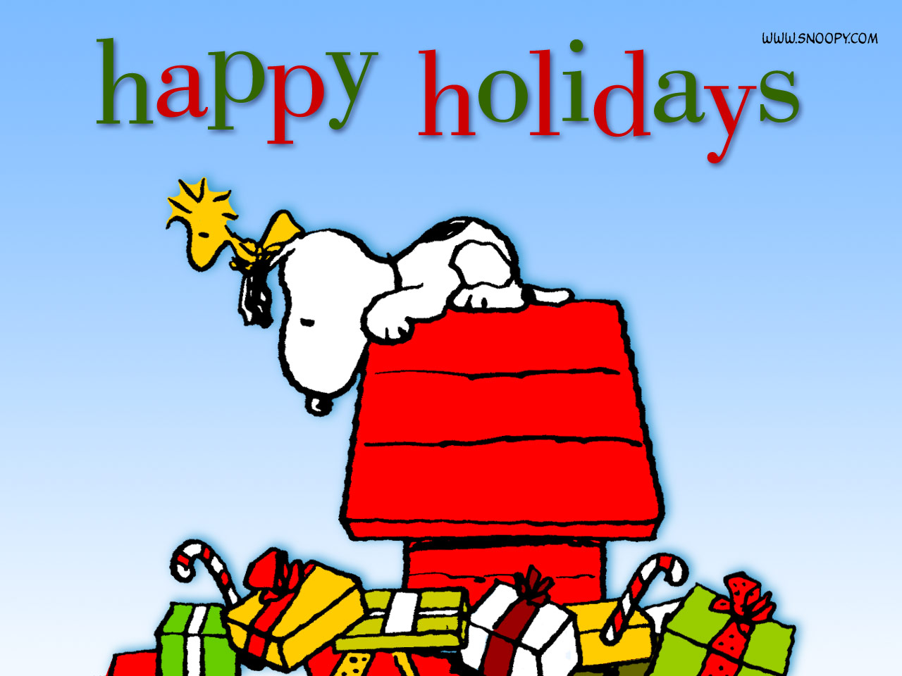 Snoopy Charlie Brown Christmas Wallpaper