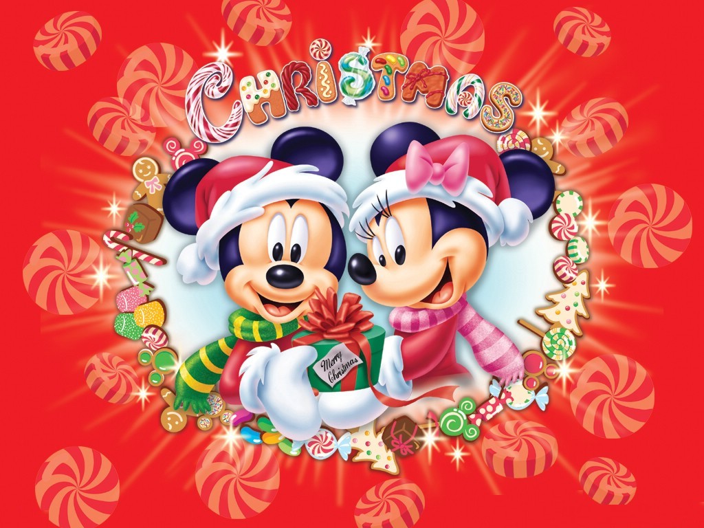 Mickey and Minnie Christmas Wallpaper – Christmas Cartoons