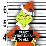 The Grinch Arrested Christmas Wallpaper