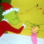 Grinch Tricking Cindy Lou Christmas Wallpaper