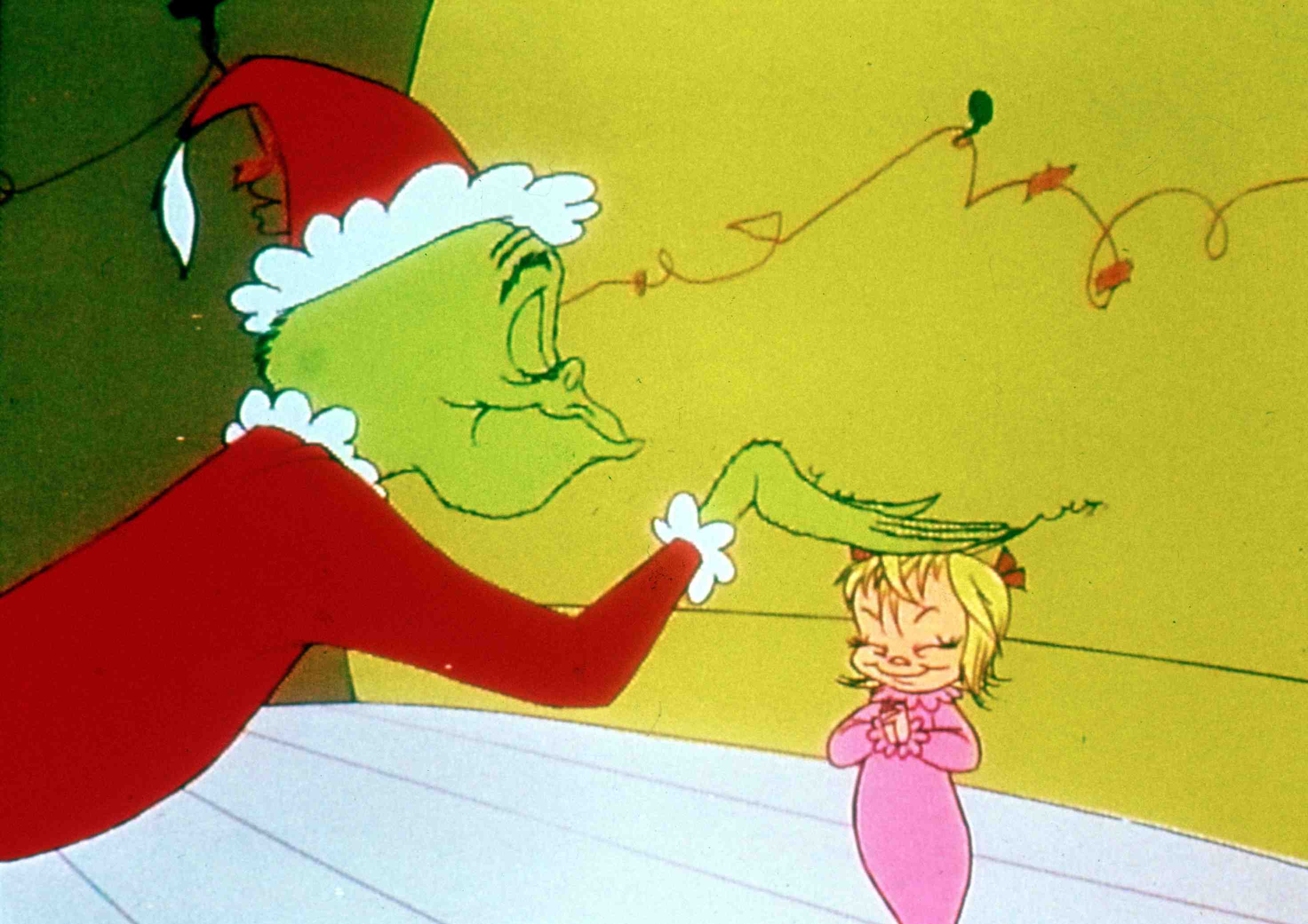 Grinch Tricking Cindy Lou Christmas Wallpaper - Cartoons.