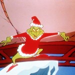 Grinch Stealing Toys Christmas Wallpaper