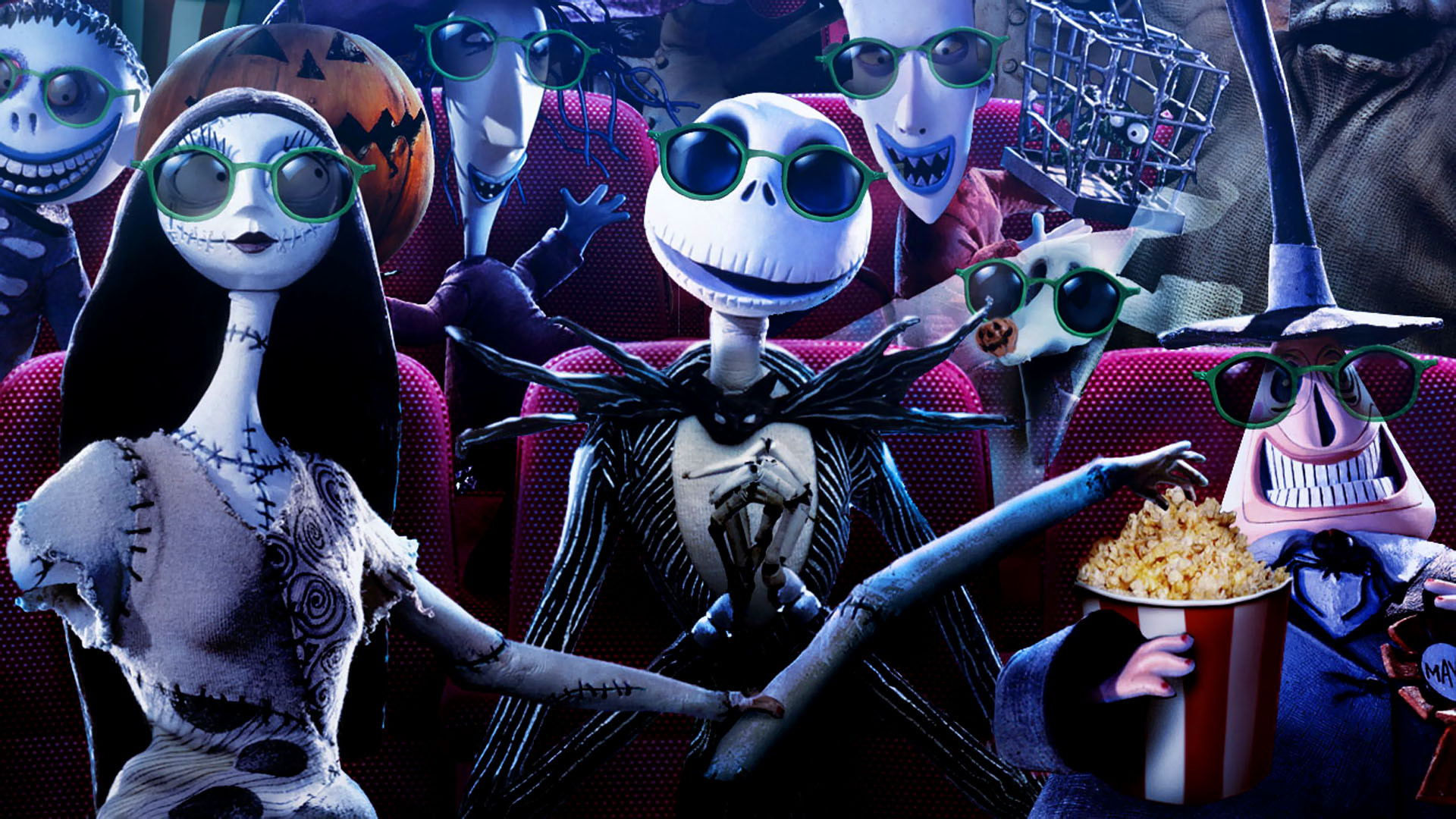 Jack And Friends Nightmare Before Christmas Wallpaper Christmas Cartoons