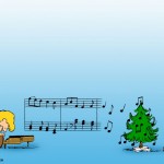 The Peanuts Music Christmas Wallpaper