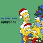 Merry Christmas from The Simpsons Wallpaper