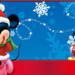 Mickey Loves Minnie Christmas Wallpaper