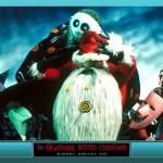 Santa with Lock Stock and Barrell Nightmare Before Christmas Wallpaper