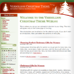 Vermillion Christmas Wordpress Theme